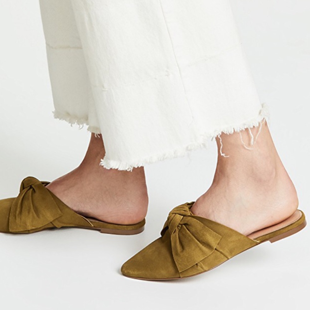 Madewell Remi Mule Bow Flats 6.5